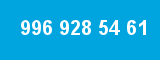996 928 54 61 996 928 54 61